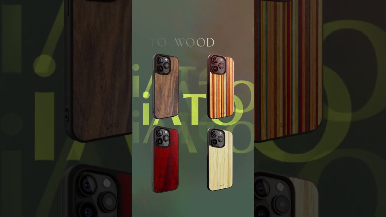 iATO Real Wood Cases  