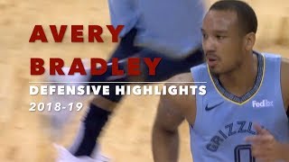 Avery Bradley Defensive Highlights | 2018-19