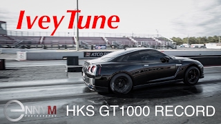 Iveytune GTR  | HKS GT1000 turbos | 8.36@167 | World Record!!!