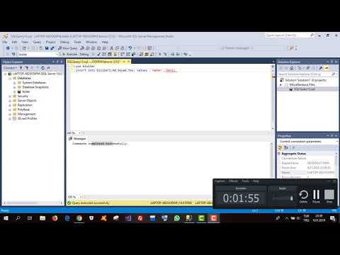 SQL Server'da Veri Girme (INSERT INTO) Komutu-Altınoluk MYO