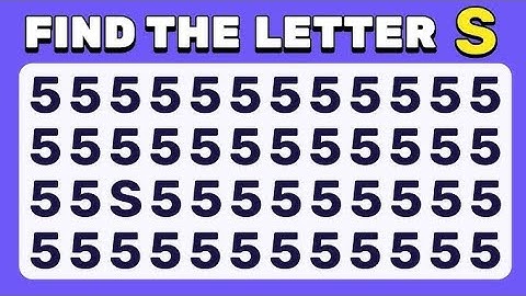 Can You Spot The Odds✅ !? Eye Test Video🤯  🔎 | ODD One Out - Numbers and Letters Edition🔥 