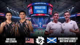 AMAZING! GOH Sze Fei/Nur IZZUDDIN (MAS) vs Grimley/Grimley (SCO) | Thailand Open 2026 Badminton