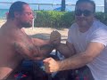 Andrei Shark Birthday Armwrestling Party on The Beach 2022 #armwrestling