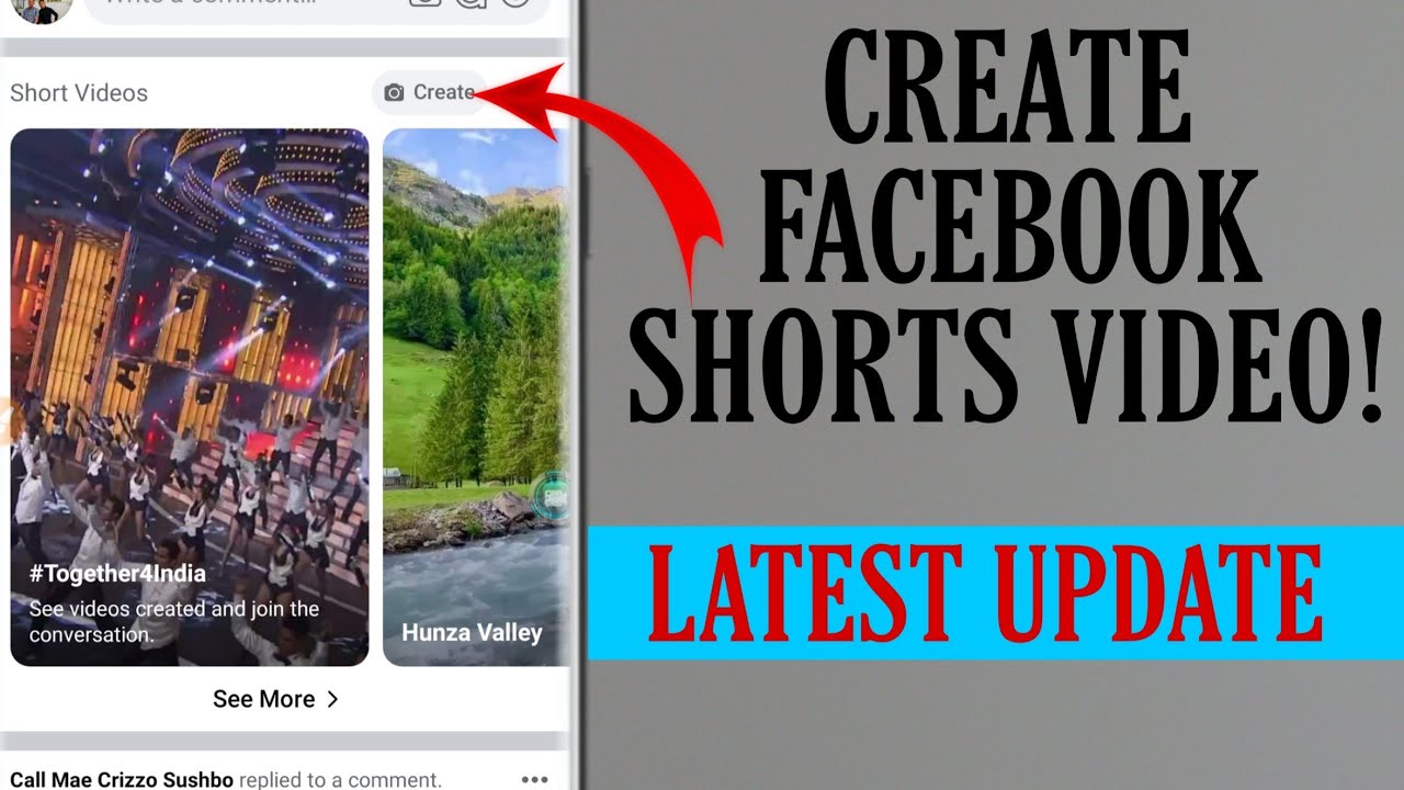 How To Create Short Video On Facebook - YouTube