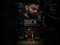 #cricket #viral “A Duck Can’t Silence A King 👑” #trending #shorts