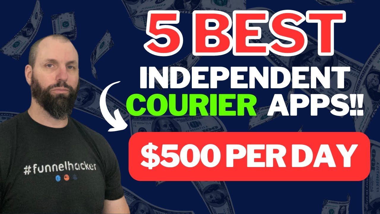 5 Best Independent Courier Apps To Make 500 Per Day!! courierapps independentcourier YouTube