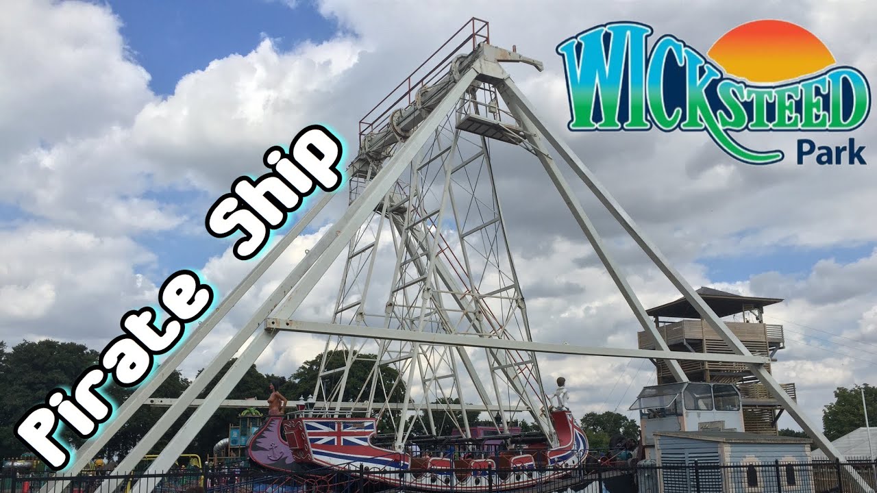 Pirate Ship - Wicksteed Park - 4K