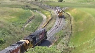 Train 542 Is Retrieved From The Fordell Tunnel In New Zealand 2015