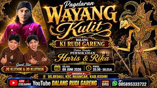#WAYANG KULIT KI RUDI GARENG LAKON WAHYU KATENTREMAN BT DUO JO  BEDALI NGANCAR  KEDIRI 09/06/26