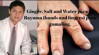 Ginger, Salt and Water to Fix Arthritic Hand Pain Now!!