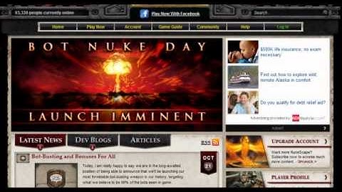 Runescape 10-25-2011 Bot Nuke Day explosion.
