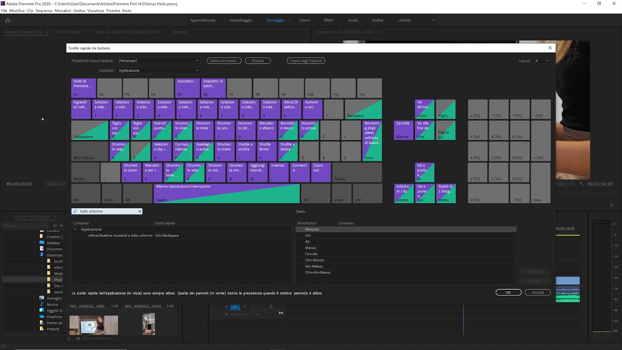 Tutorial Adobe Premiere - Full screen preview - Anteprima a schermo ...
