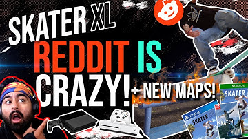 SkaterXL | Crazy Reddit Tricks On Console Settings | Amazing New Map