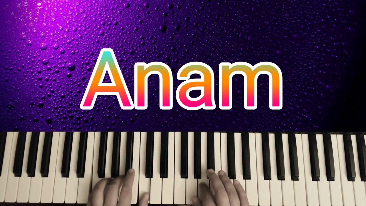 Anam - Sintezator dersleri - Toy Mahnilari  oyrenmek ucun izahli video Org dersleri - Annem