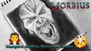 How To Draw Morbiusjared Leto Easy Tutorial Vampire Pencil Drawing Step By Step
