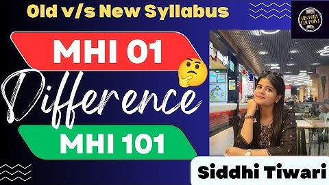MHI 01 or MHI 101 Difference?? IGNOU MA History First Year #ignoumahistoryclasses #historyedupoint