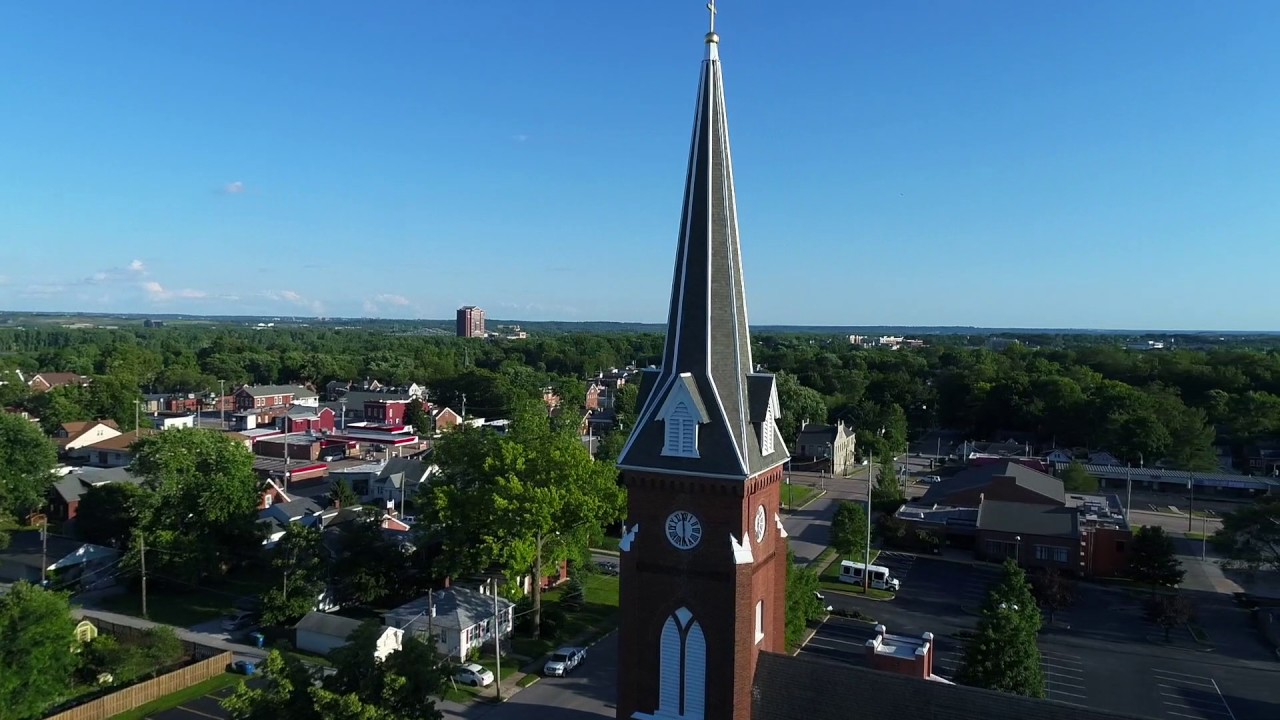 Aerial View of Immanuel Lutheran Church and School St. Charles Mo
