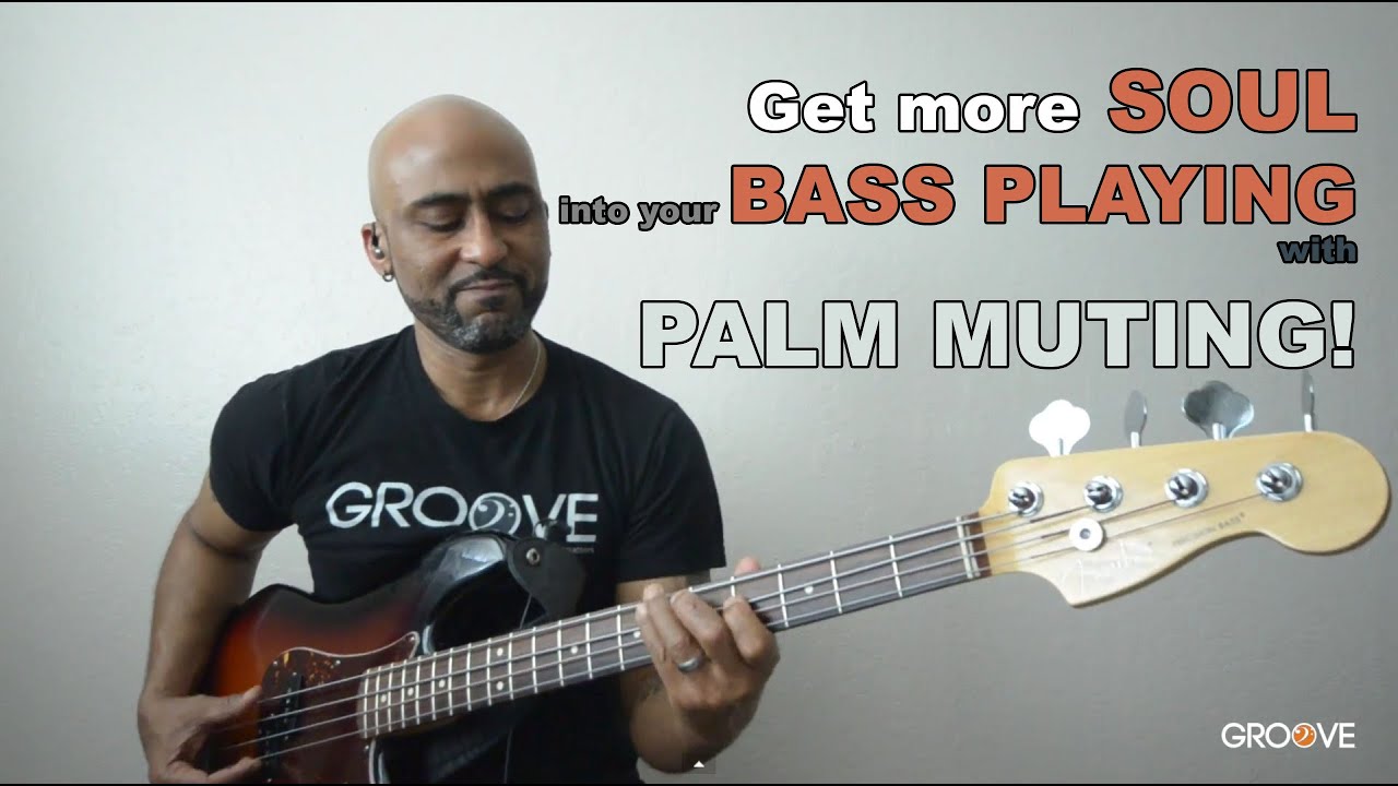 How to play Bass Palm Muting (L2) YouTube