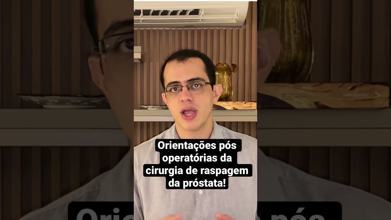 Trecho do vídeo sobre orientações pós operatórias da cirurgia de ...