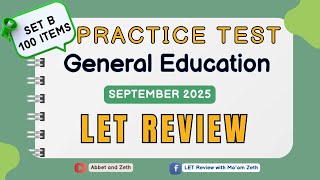 LET Review _ General Education Set B _ September 2025
