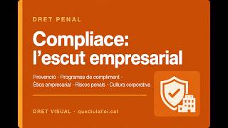 Dret Penal /  🛡️ Compliance: L'Escut de l'Empresa davant el Codi Penal 🏢⚖️