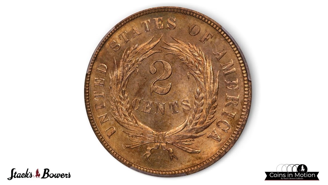 1867 Two-Cent Piece. MS-66 RD (PCGS).