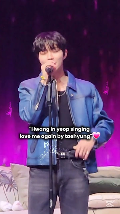 The way Hwang's voice suits the song so much...😇💗#btsshorts #tae #hwanginyeop #lajibolala