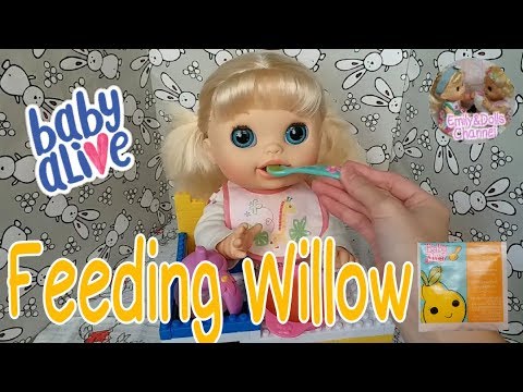 Baby Alive Video| Feeding Baby Alive Real Surprises Doll Willow Pears Doll Food🍐Feeding & Changing