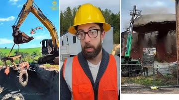 Construction Workers Using Engineer-Level Skills – EP01👷‍♂️🔧😲