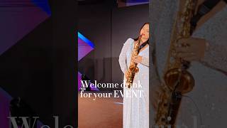 Welcome drink с лайв саксофон.За корпоративни и луксозни събития. #saxophone #events #KristinSax