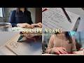 vlog) 国家資格の勉強を始めた24歳OLの日常📖🎀 | 新たな挑戦❤️‍🔥, カフェ勉強 | productive study vlog