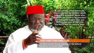 High Chief Tom Ikimi, Con On Ibb’s A Life Of Vision, Courage And Reform