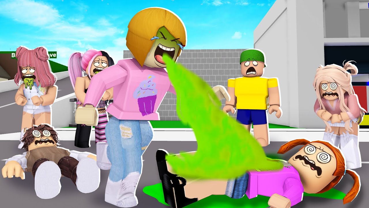 Roblox | The Whole Town Is Puking In Brookhaven!