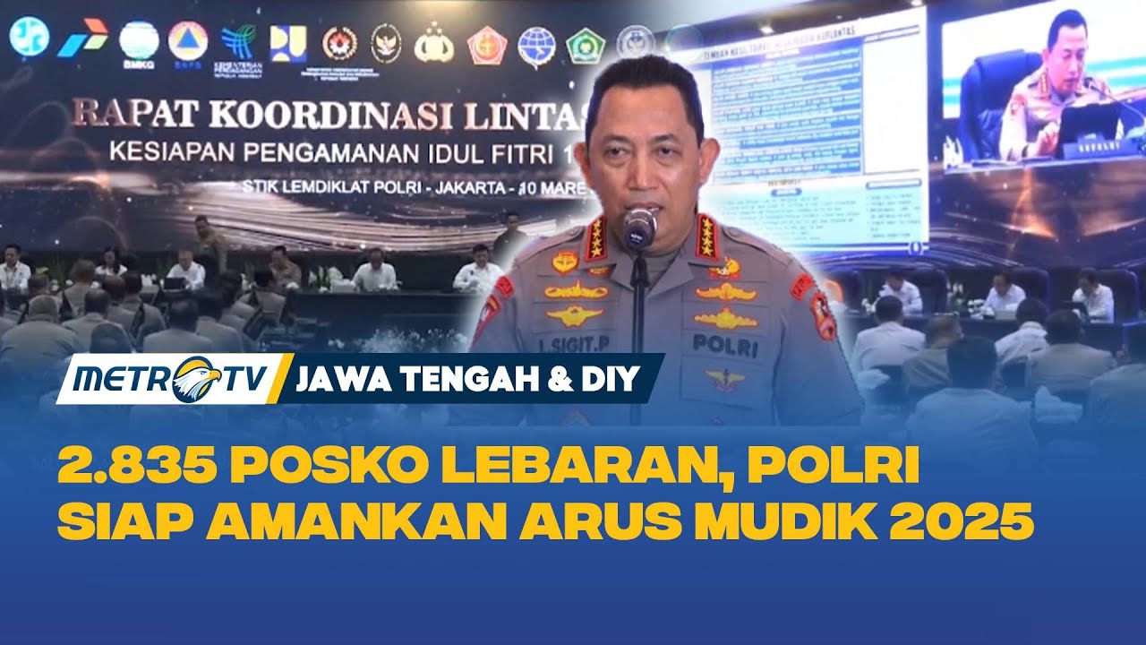 Kapolri Prediksi Puncak Arus Mudik Lebaran 2025 Mulai 28 Maret - YouTube