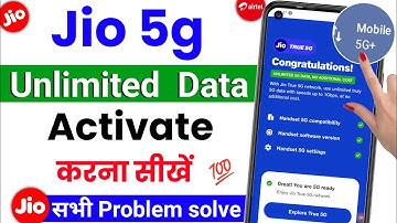 jio 5g kaise activate kare l check 5g readiness problem l how to activate jio 5g unlimited data 