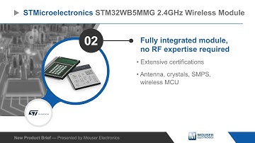 STMicroelectronics STM32WB5MMG 2.4GHz Wireless Module | New Product Brief