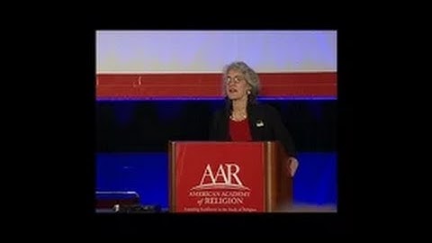 Presidential Address: Laurie Zoloth HD