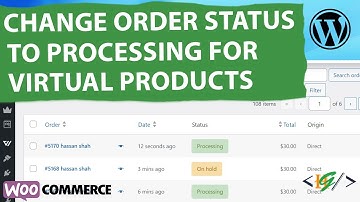 How to Change Order Status of Virtual Products to Processing for All Payment Gateways in WooCommerce