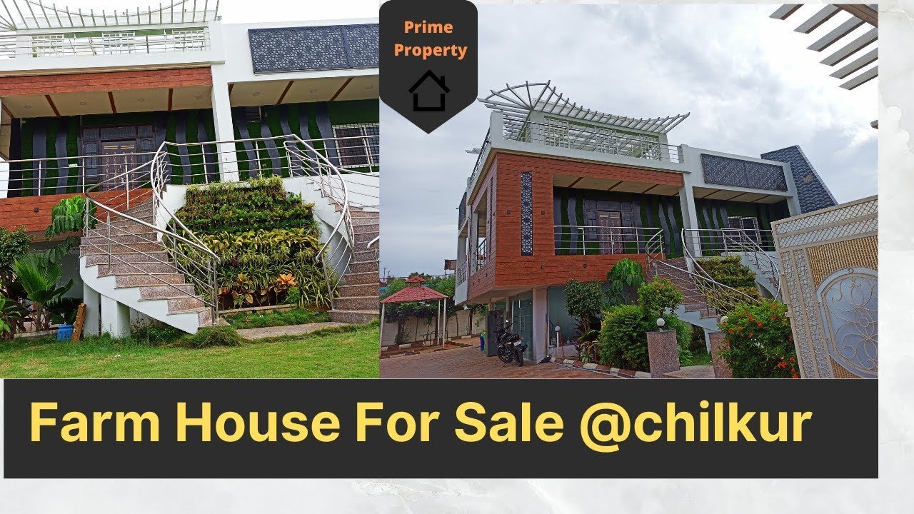 Farm House For Sale at Chilkur Hyderabad Prime Property YouTube
