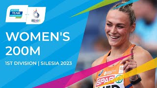 Women's 200m | Full race replay | Silesia 2023 European Athletics Team Championships