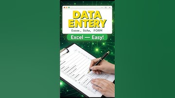 Excel Data Entry Form 📋 – Create in Minutes (No Coding!) 🚀