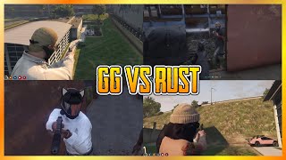 GG vs RUST At The Airport / Scrapyard (4v3) (Multi POVs) | NoPixel GTA RP