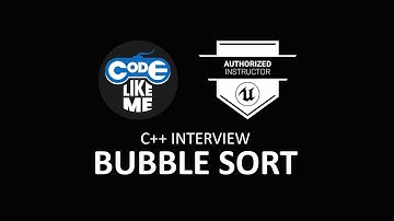 C++ Programming Interview - Part 5 ( Bubble Sort Algorithm )