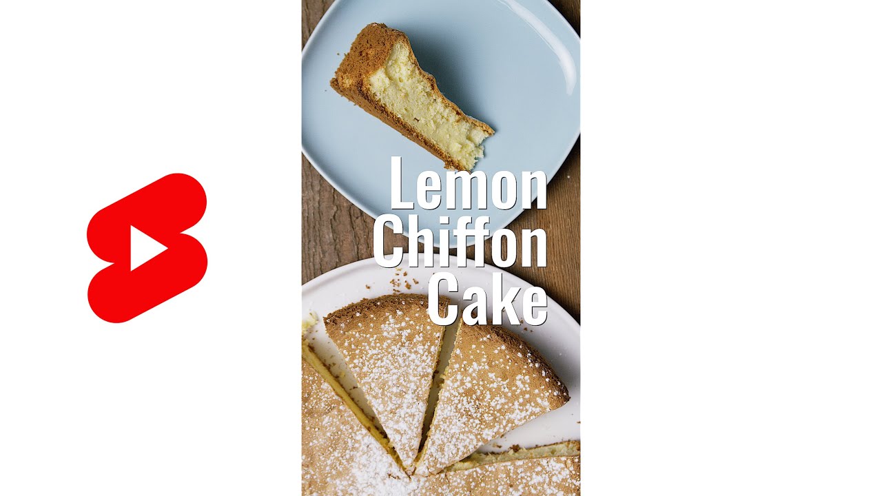 Lemon Chiffon Cake  Recipe #Shorts | Glen And Friends Cooking