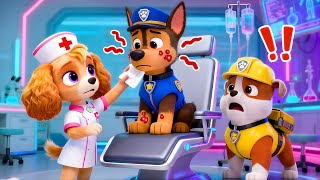 OH NO! CHASE Has A Pimple?! DOCTOR SKYE Please Help NOW!! | Paw Patrol Ultimate Rescues | Rainbow 3