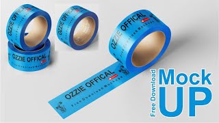 Duct Tape Mockups || Free Download || Ozzie 