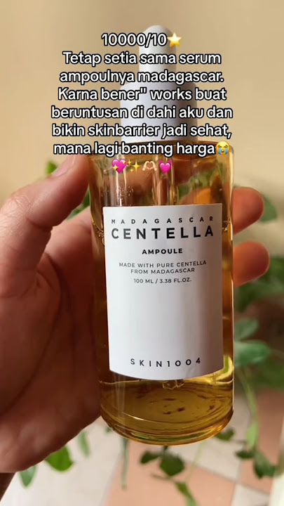 🤷 Review jujur! Rahasia Kulit Glowing dengan Skin1004 Madagascar Centella Ampoule #skin #centella