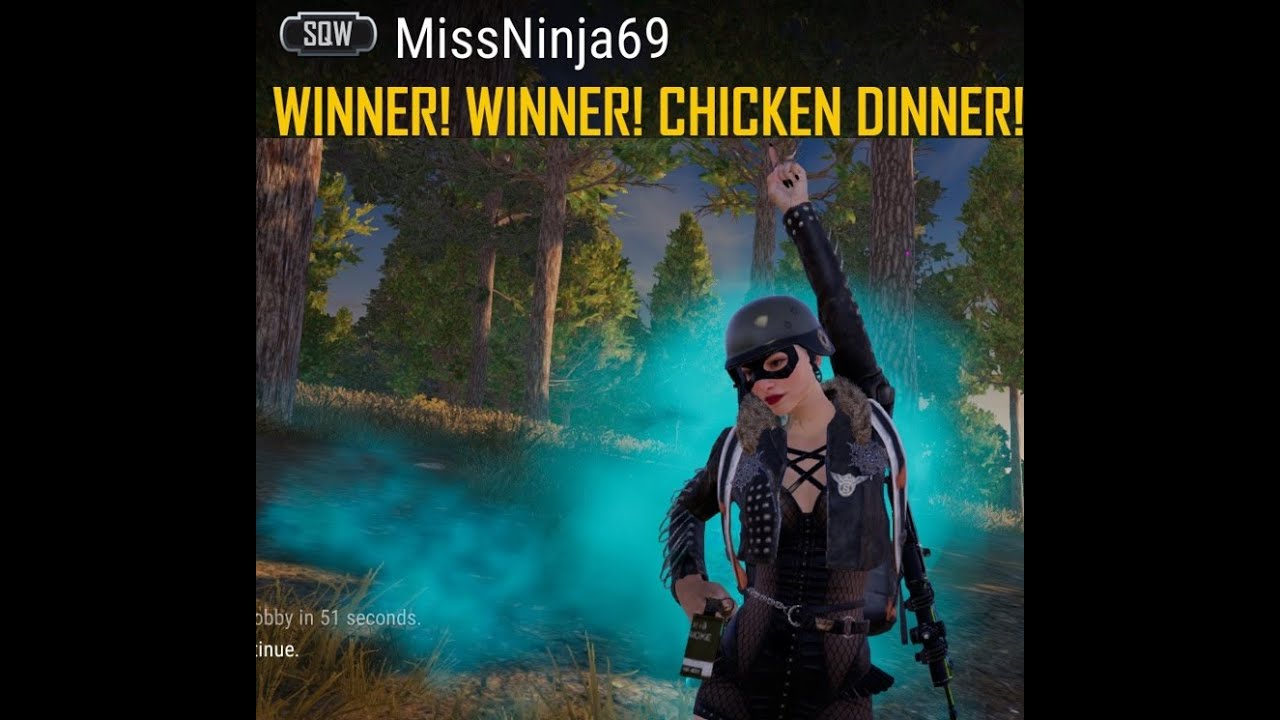 PUBG - Miss Ninja - SQW Clan - Squad Wipe - Fun Rondo Game - YouTube