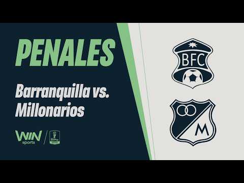 Barranquilla vs. Millonarios (goles y penales) | Copa BetPlay Dimayor 2026 | Octavos