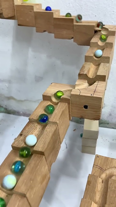 satisfying marble run ASMR sounds #165 #marblerun #shorts #satisfying